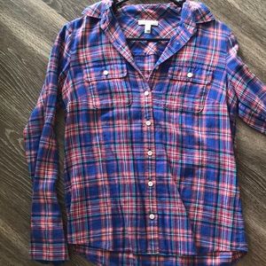 J. Crew plaid button down